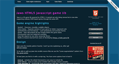 Desktop Screenshot of jawsjs.com